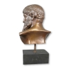 Sculpture en bronze du buste de Zeus - statue de la mythologie Grecque - 