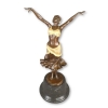 Bronze Skulptur i art deco-Danser - Figurer dekoration - 