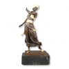 Statue bronze orientaliste d'une danseuse orientale - Figurine bronze