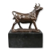 Statua in bronzo "Il toro" dopo Isidoro Bonheur
