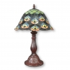Tiffany peacock lamp
