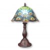 Lampa Tiffany peacock