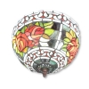 Plafonnier Tiffany roses - Lampes Tiffany france