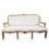 Weiß und Gold Louis XV Sofa