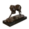 Bronze statue of a greyhound PJ Mene
