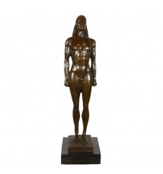 Kouros - reprodukciós bronzszobor görög Kouroi