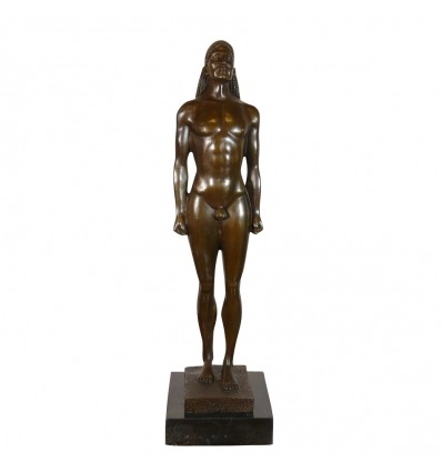 Kouros - воспроизведение в бронзе статуэтку Греческий Kouroi