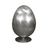 Fauteuil aviateur œuf en aluminium