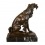 Kokršpaněl lov - socha bronzová