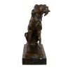 Kokršpaněl lov - bronzová socha zvíře - 
