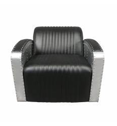 Black aviator chair