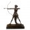 Bronzen standbeeld van de godin Artemis