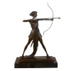 Bronzeskulptur der Göttin Artemis - griechische Statue