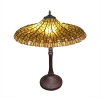 Golden lampa tiffat Lotus