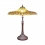 Tiffany Lotus gul lampa