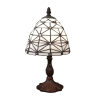 Lampe Tiffany style art déco blanche - Luminaires Tiffany