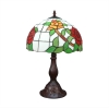 Tiffany lamp with rose