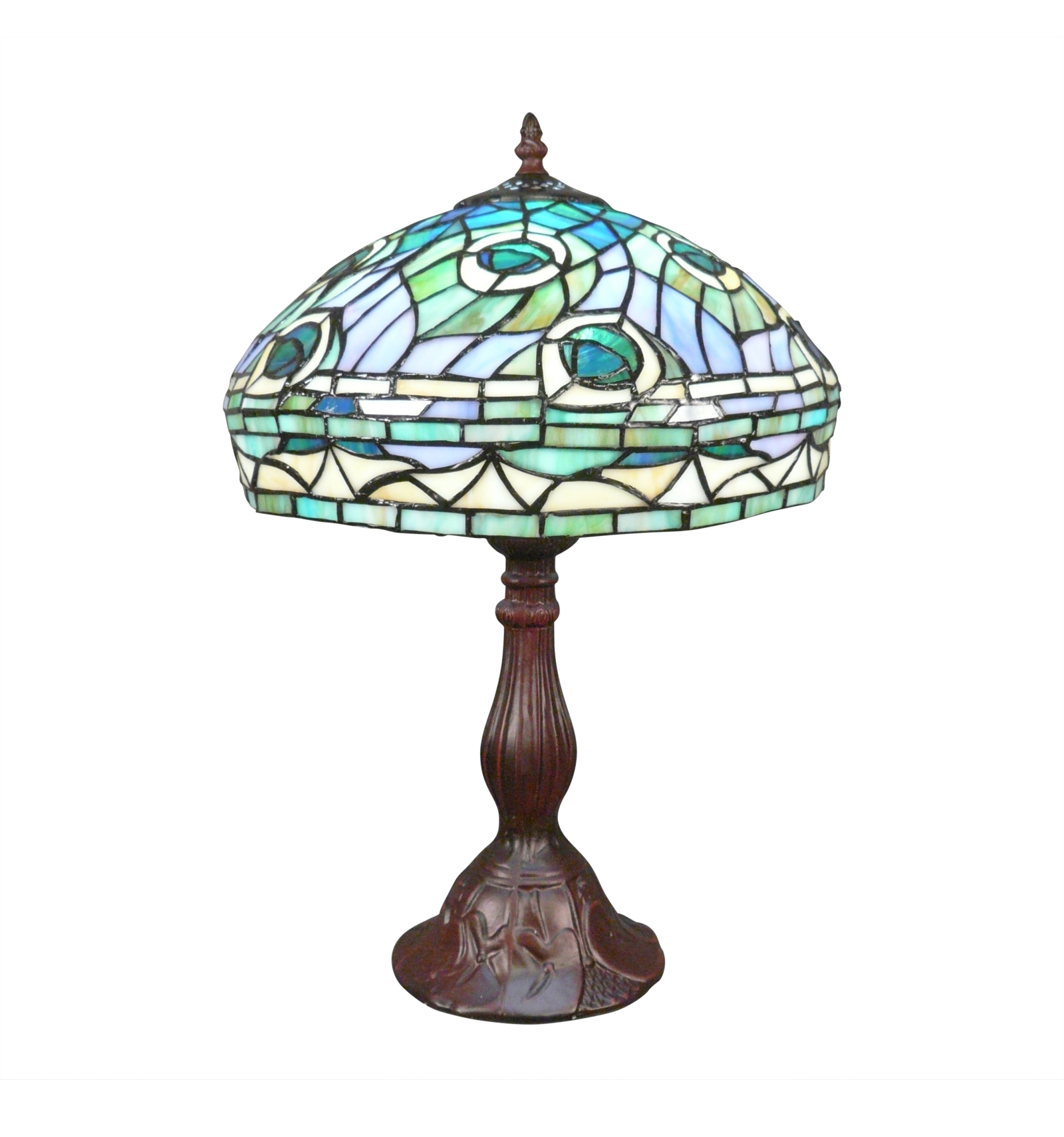 Varios Repegar Fonética Lámpara de estilo Tiffany "Peacock" - Lámparas Tiffany shop