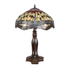  Tiffany tafellamp serie toulouse - h: 61 cm - Tiffany lampen