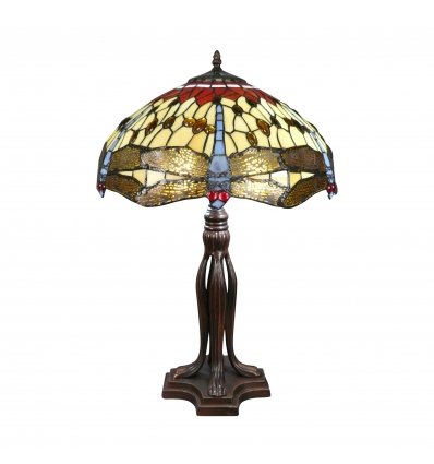LAMP Tiffany-sarjassa Toulouse - H: 61 cm