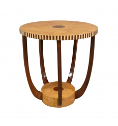 Art Deco round coffee table