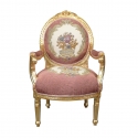 Louis XVI tuoli musta sametti