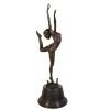 Statue en bronze art déco - La danseuse aux serpents