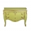Large green baroque lime tree chest of drawers