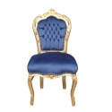 Chaise baroque velours