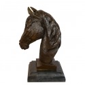 Бронзовая статуя коня - скульптура бюст - 