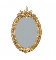 Oval baroque mirror 97 cm