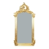 Miroir baroque en bois doré - H: 109 cm