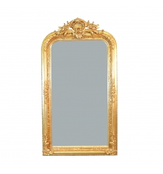 Espejo de concha barroca - H: 150 cm