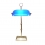 Blaue Tiffany Schreibtischlampe