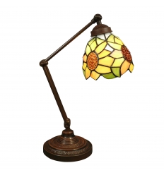 Lampe Tiffany de bureau articulée style architecte