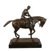 Bronze équestre - Le jockey -  Sculpture de chevaux