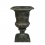 Große Medici-Vase aus Gusseisen in bronzegrüner Farbe - H: 78 cm