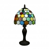 Lampu Tiffany Harlequin - H: 43 cm