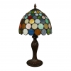 Lámpara Tiffany Harlequin - H: 43 cm