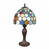 Lampe Tiffany Arlequin - H: 43 cm