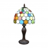Lampe Tiffany Arlequin - H: 43 cm