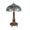 Grande lampade libellula in stile Tiffany