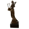 Terpsichore déesse Grecque - Statue en bronze sur la mythogie - 
