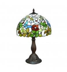 Lâmpada de mesa de borboleta Tiffany