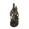 Sculpture en bronze chevaux au galop - Statues bronze équestres - 