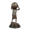 Bronzen Standbeeld Van Atlas Sculptuur - 