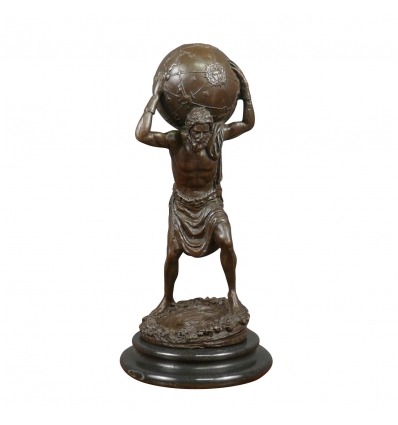 Bronzestatuen des Atlas - Sculpturen