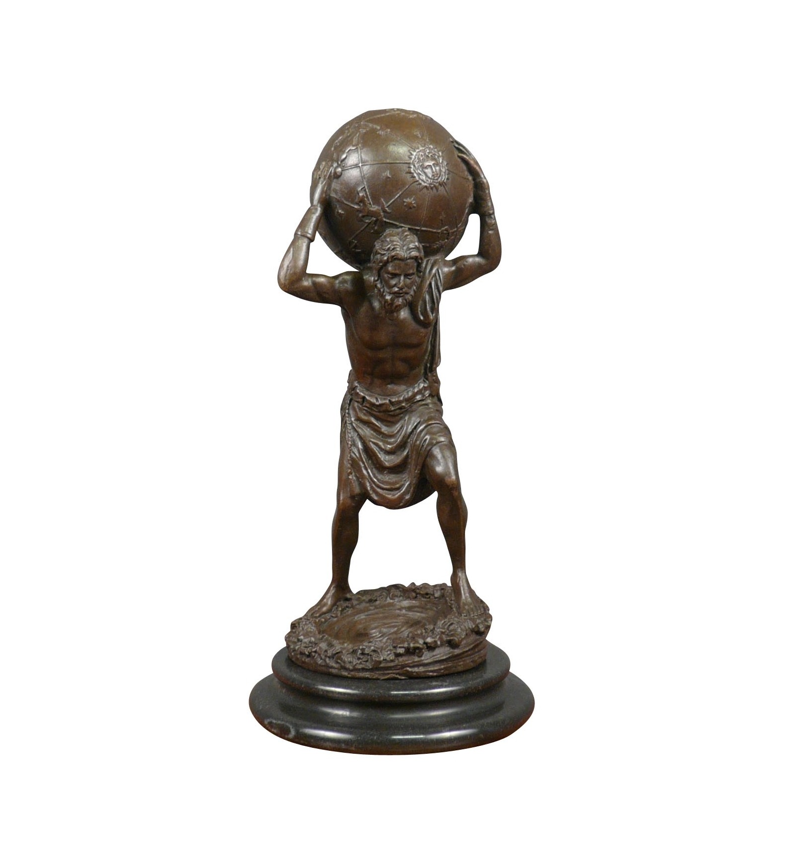 Htdeco Statuette in bronze von enten 