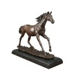 Statua in bronzo di un cavallo, Scultura e arredo in stile art deco - 
