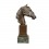 Statua in bronzo Busto di un cavallo